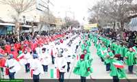 حضور باشکوه مردم بخش خزل شهرستان درگزین در جشن انقلاب